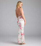 Now In Bloom Open Back Floral Maxi Dress